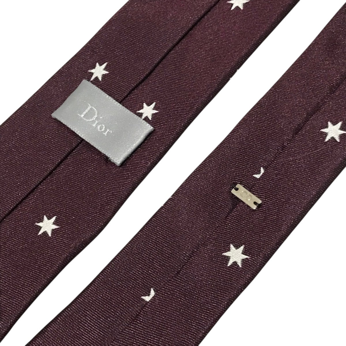 Dior Homme(ディオールオム) 星柄ナロータイ ボルドー｜【公式