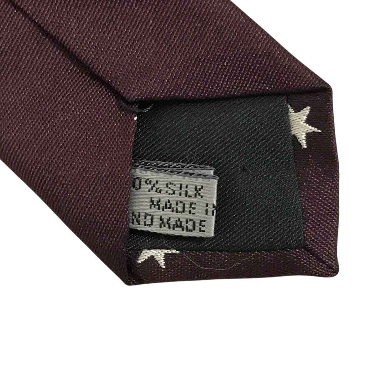 Dior Homme(ディオールオム) 星柄ナロータイ ボルドー｜【公式