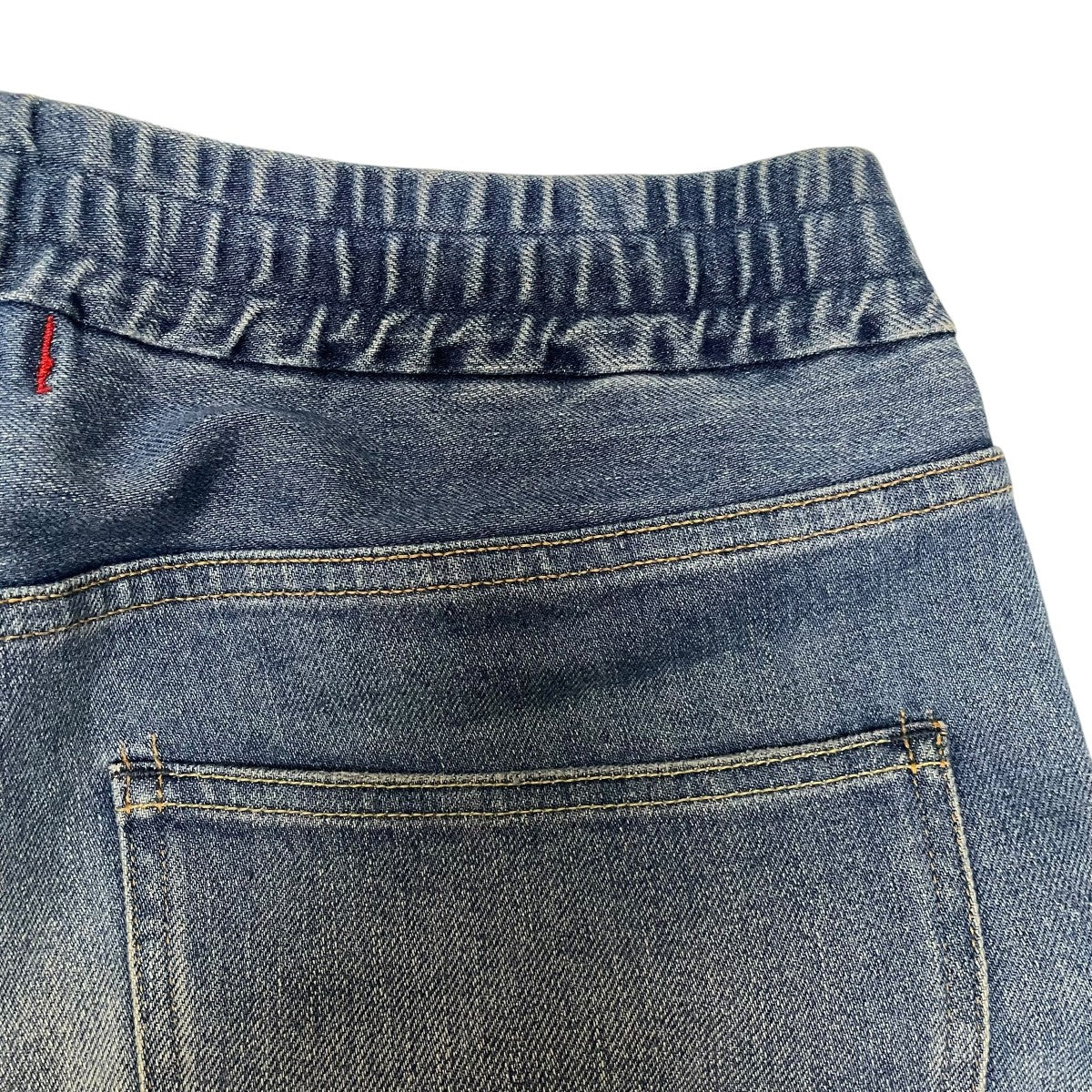 BEAMS×RED CARD デニムイージパンツB75860ZE 古着・中古-4枚目のアイテム画像