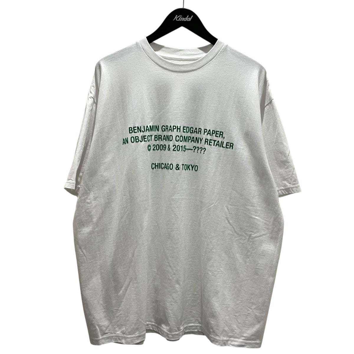 Graphpaper 【BENJAMIN GRAPH EDGAR PAPER S／S Oversized Tee】Tシャツ 古着・中古-1枚目のアイテム画像