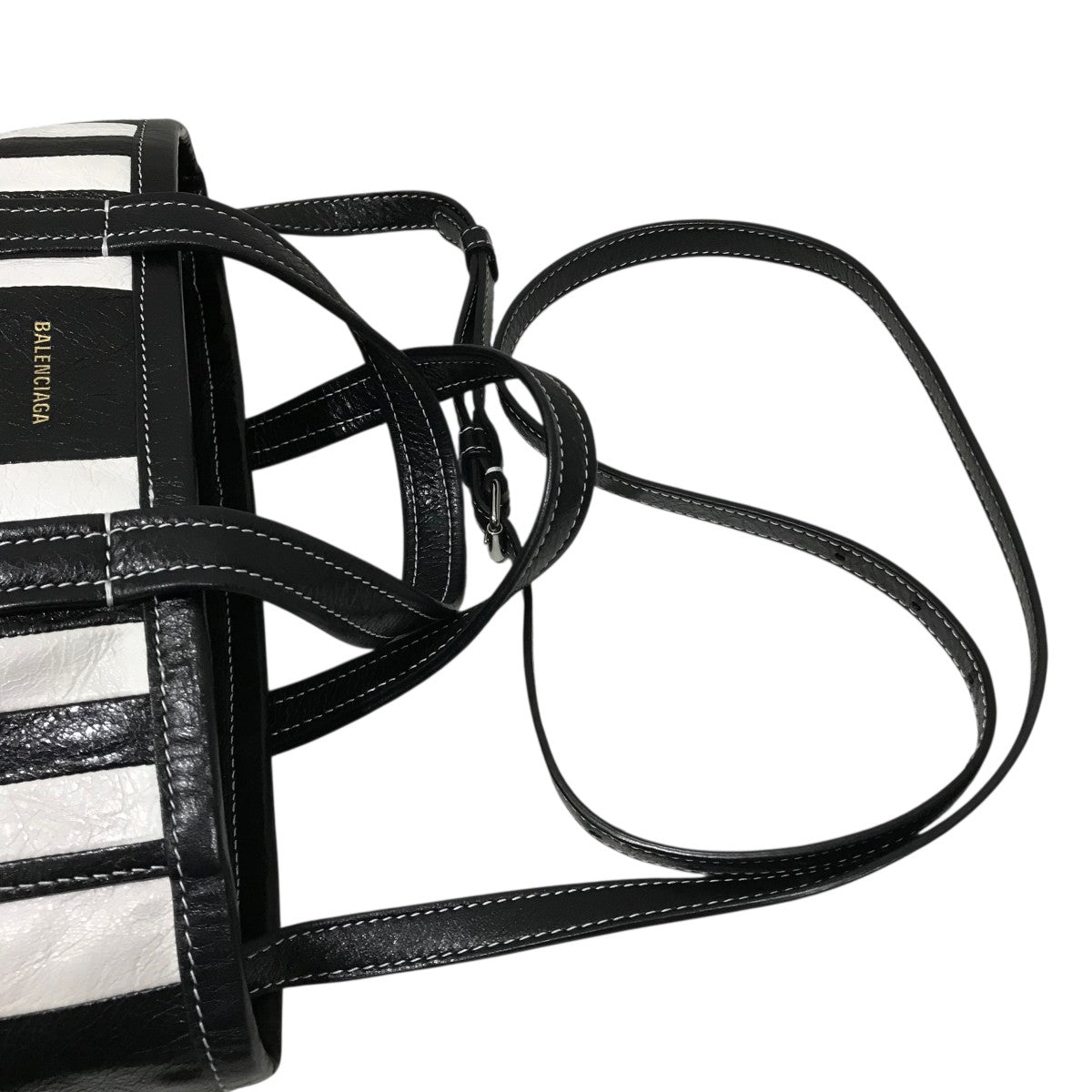 BALENCIAGA(バレンシアガ) バルベスイーストウエストストライプトート