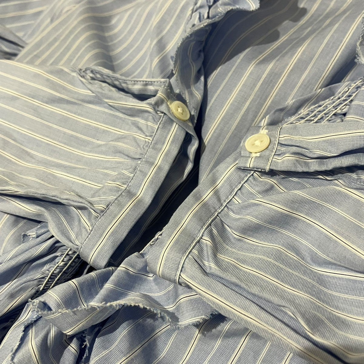 OUR LEGACY 【RUFFLE TOP】ラッフルブラウスW4222RB 古着・中古-6枚目のアイテム画像