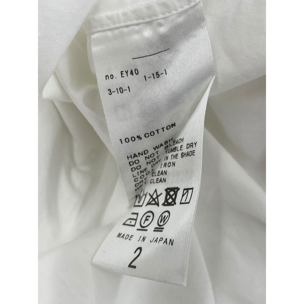 LE コットンシャツ19-050-053-0002 古着・中古-6枚目のアイテム画像