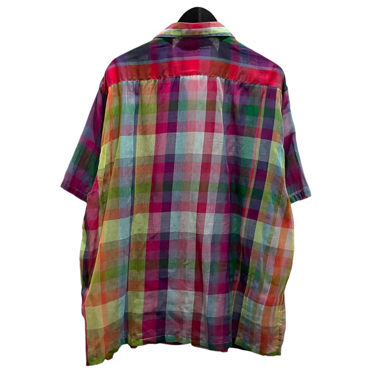 SEVEN BY SEVEN 【OPEN COLLAR SHEER SHIRTS】オープンカラーシアー半袖シャツ800-4150086 古着・中古-2枚目のアイテム画像