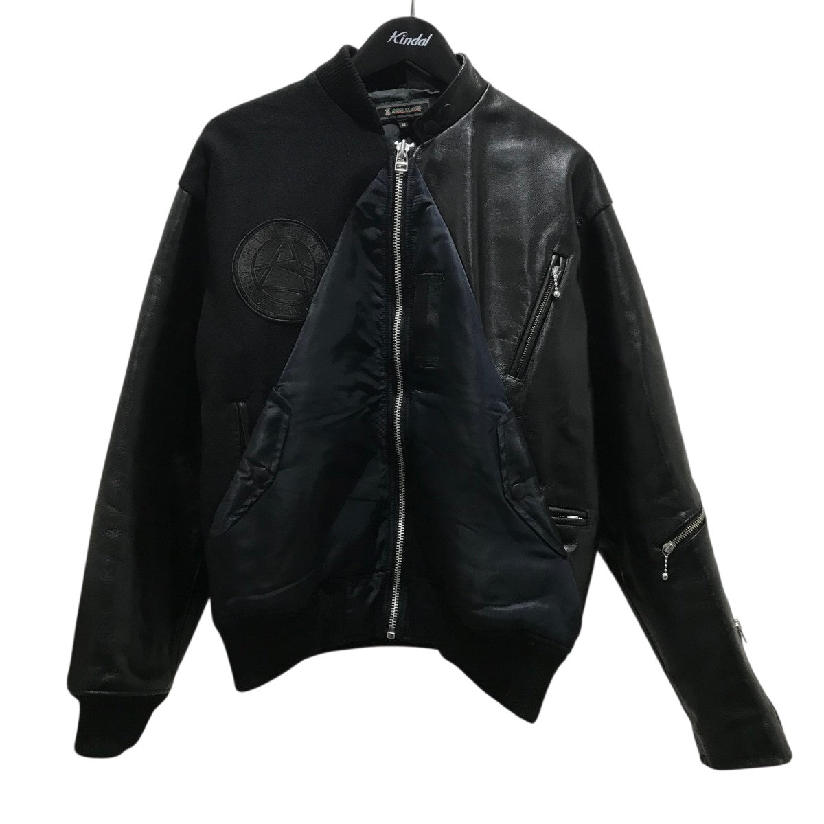 ANREALAGE(アンリアレイジ) PRISM DOCKING BROUSONブルゾン ブラック