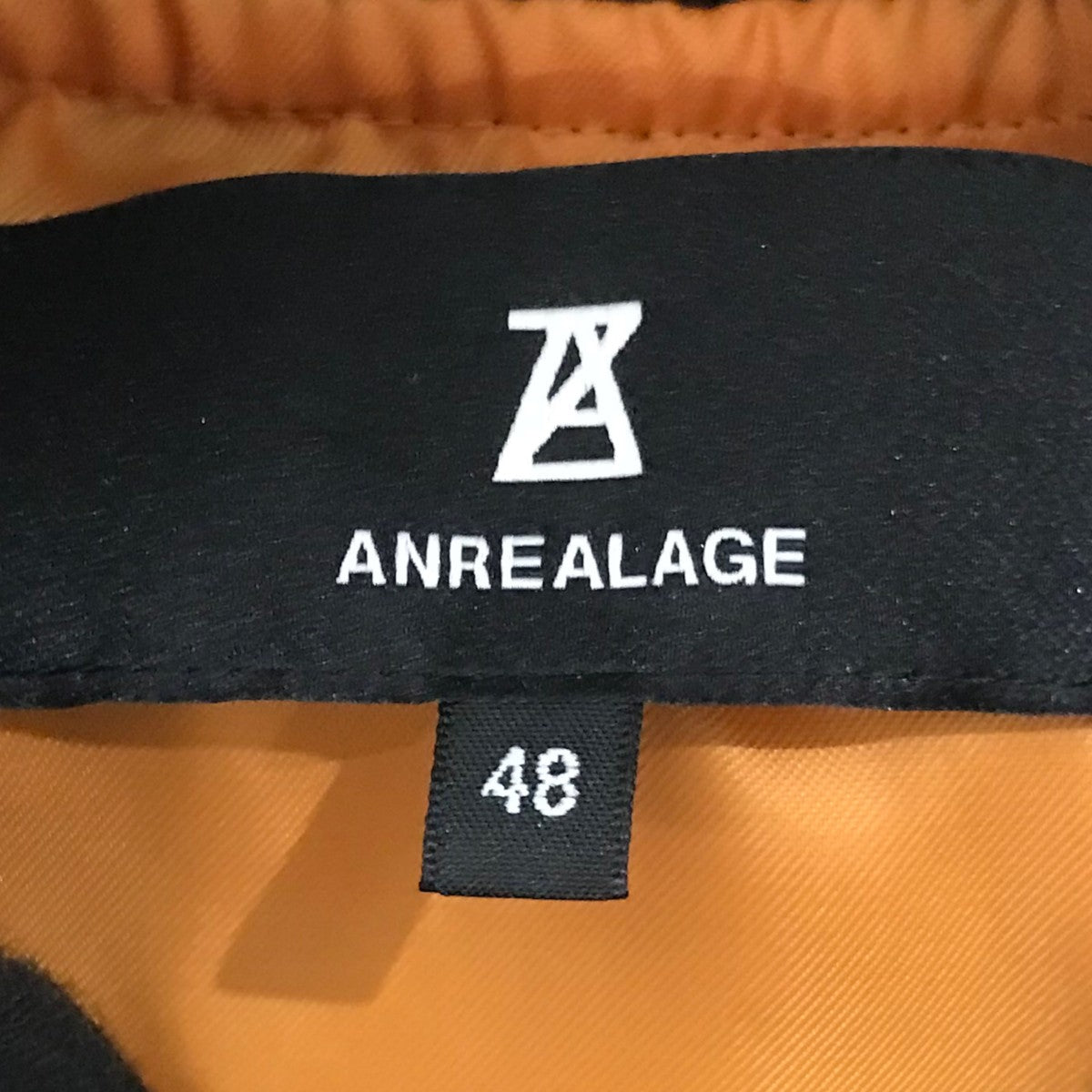 ANREALAGE(アンリアレイジ) PANEL PATCHWORK LONG MA-1ロングMA