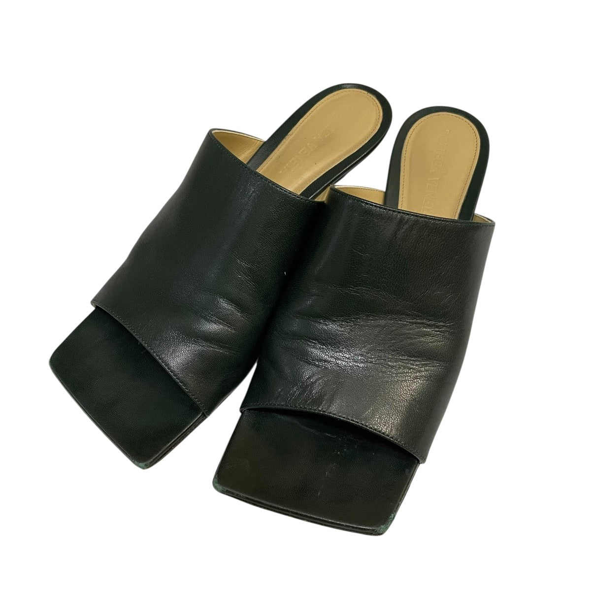 BOTTEGA VENETA スクエアトゥサンダル 古着・中古-1枚目のアイテム画像