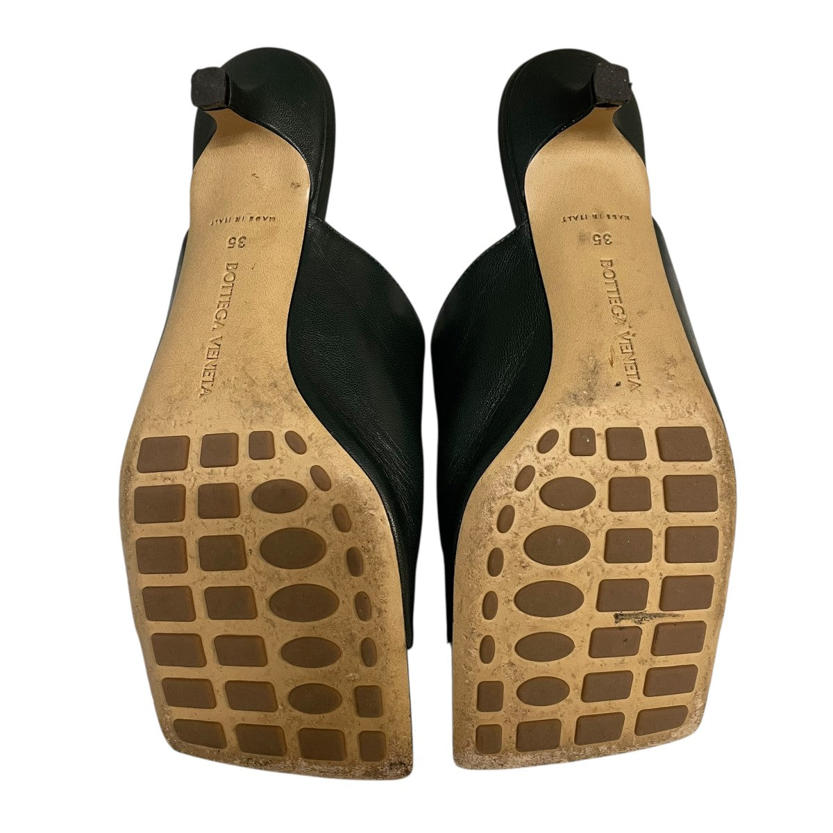 BOTTEGA VENETA スクエアトゥサンダル 古着・中古-4枚目のアイテム画像