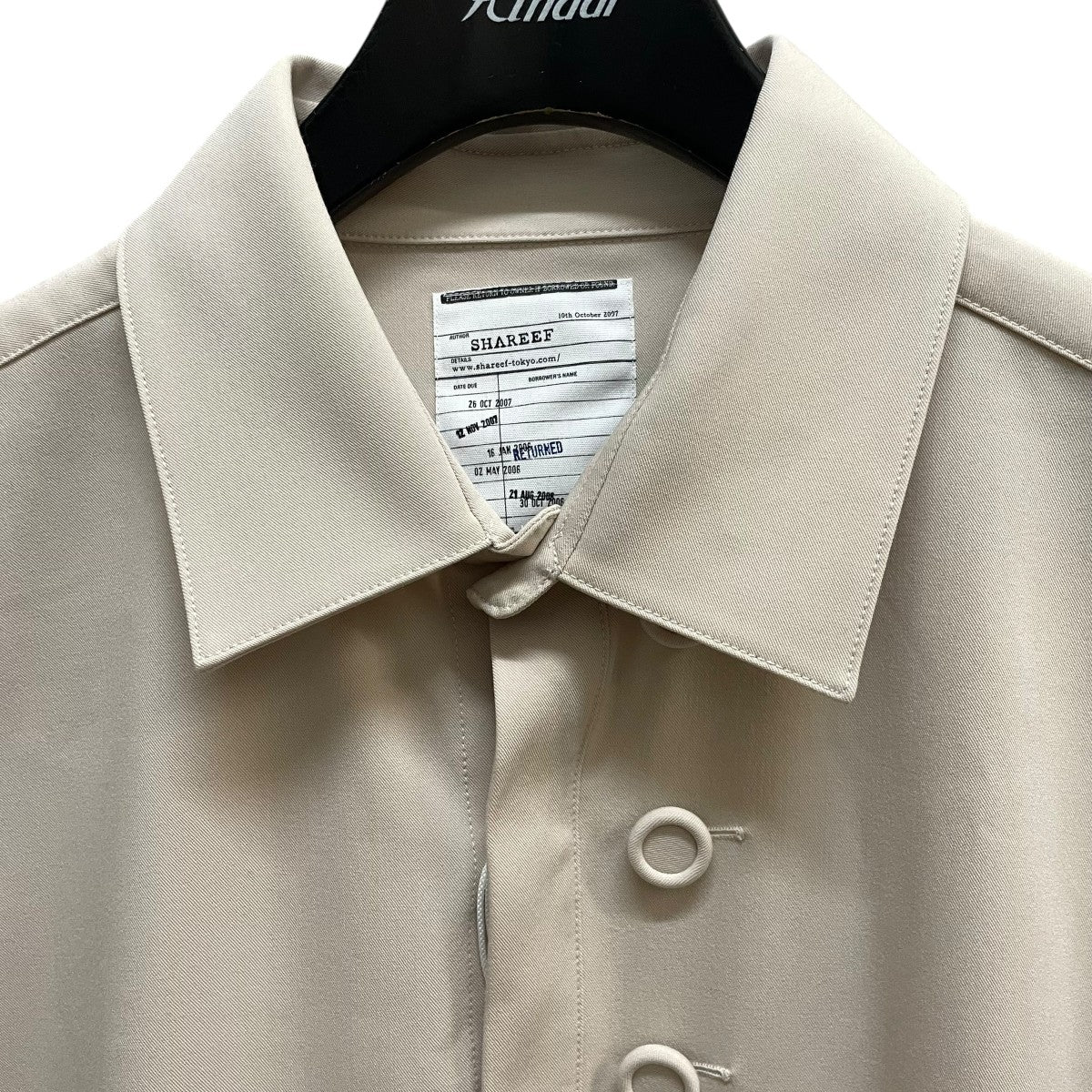 TR TWILL LONG SHIRTSロングシャツ111500042