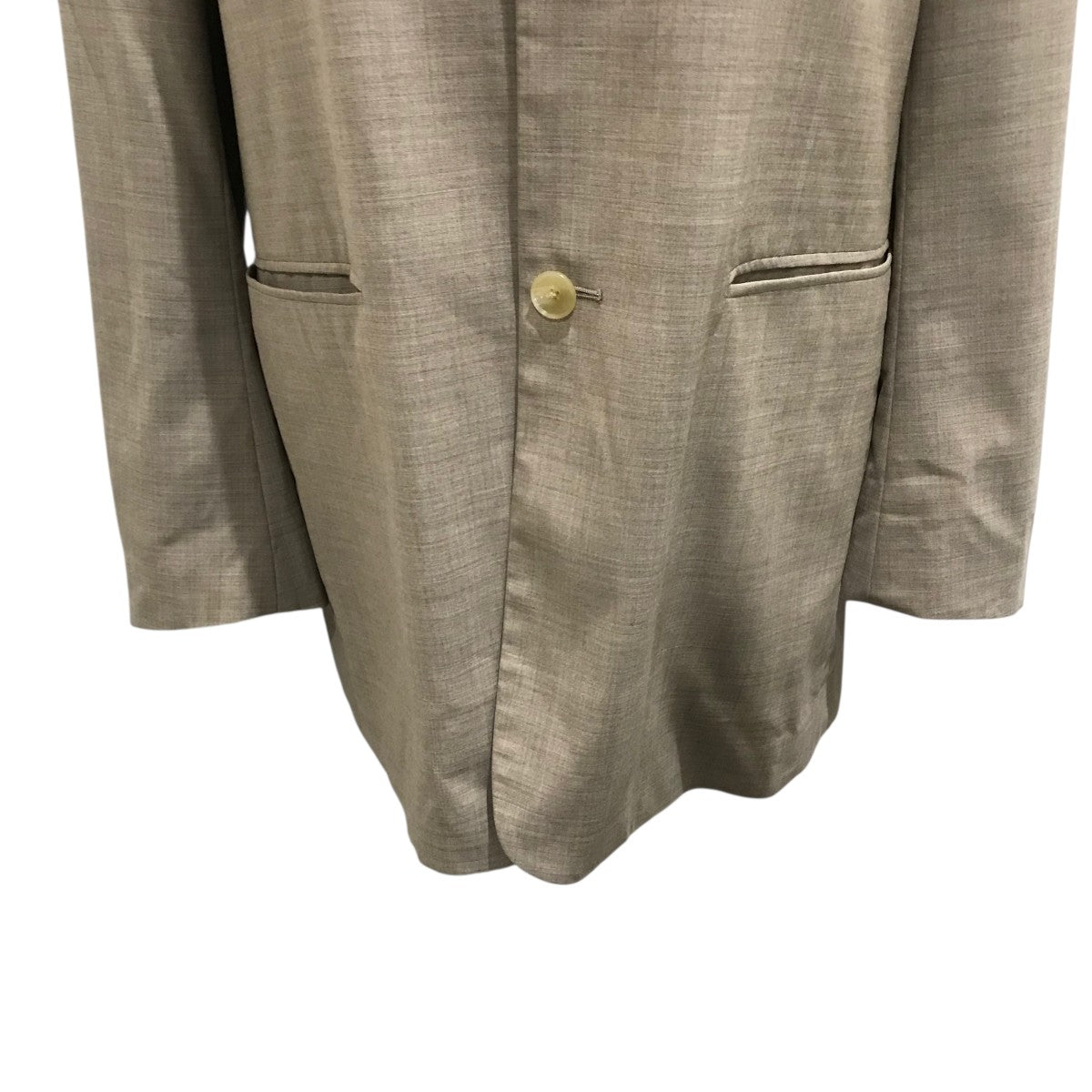 AURALEE(オーラリー) 【SUPER FINE TROPICAL WOOL NO COLLAR JACKET