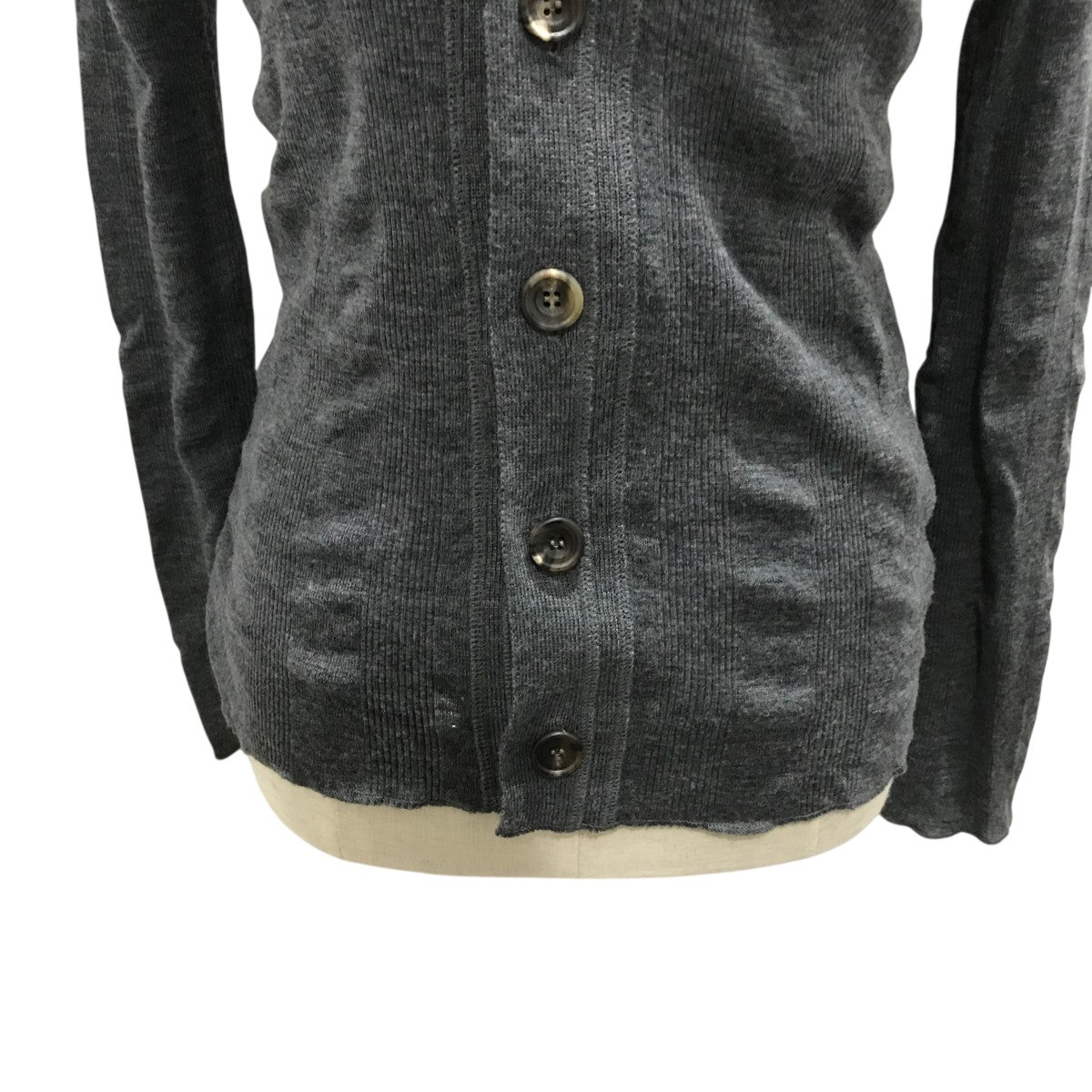 【未使用品級】ミューズドゥーズィエムクラス　ロングカーディガン　焦茶　フリー Deuxieme Classe ドゥーズィエムクラス MUSE de Silk Cotton