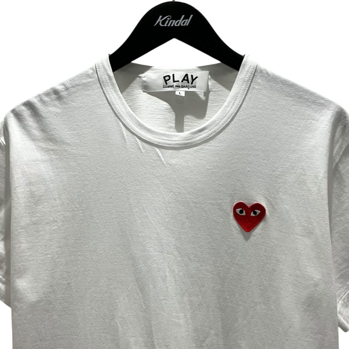 PLAY COMME des GARCONS(プレイコムデギャルソン) ハート刺繍TシャツAX