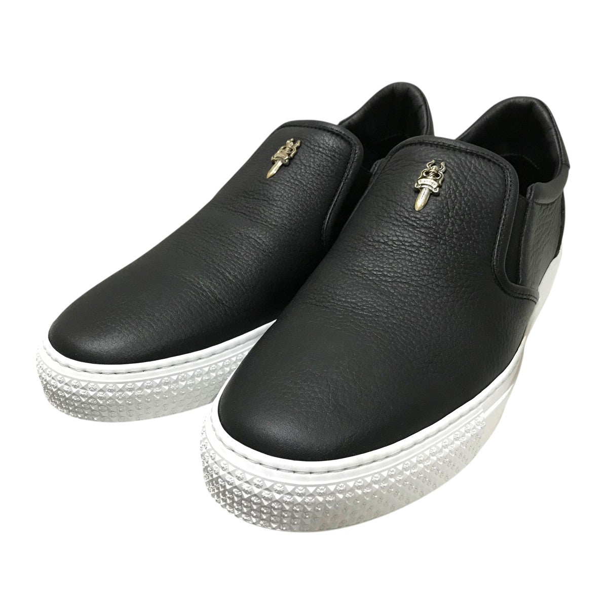 【SLIP ON BLK CALF】ダガースリッポン