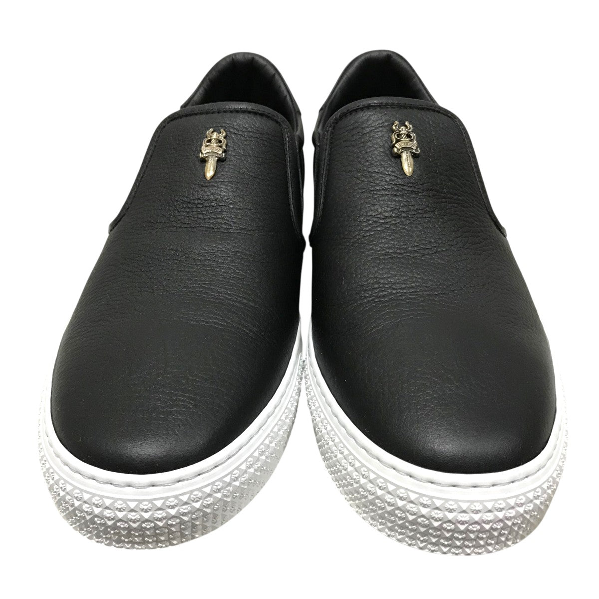【SLIP ON BLK CALF】ダガースリッポン