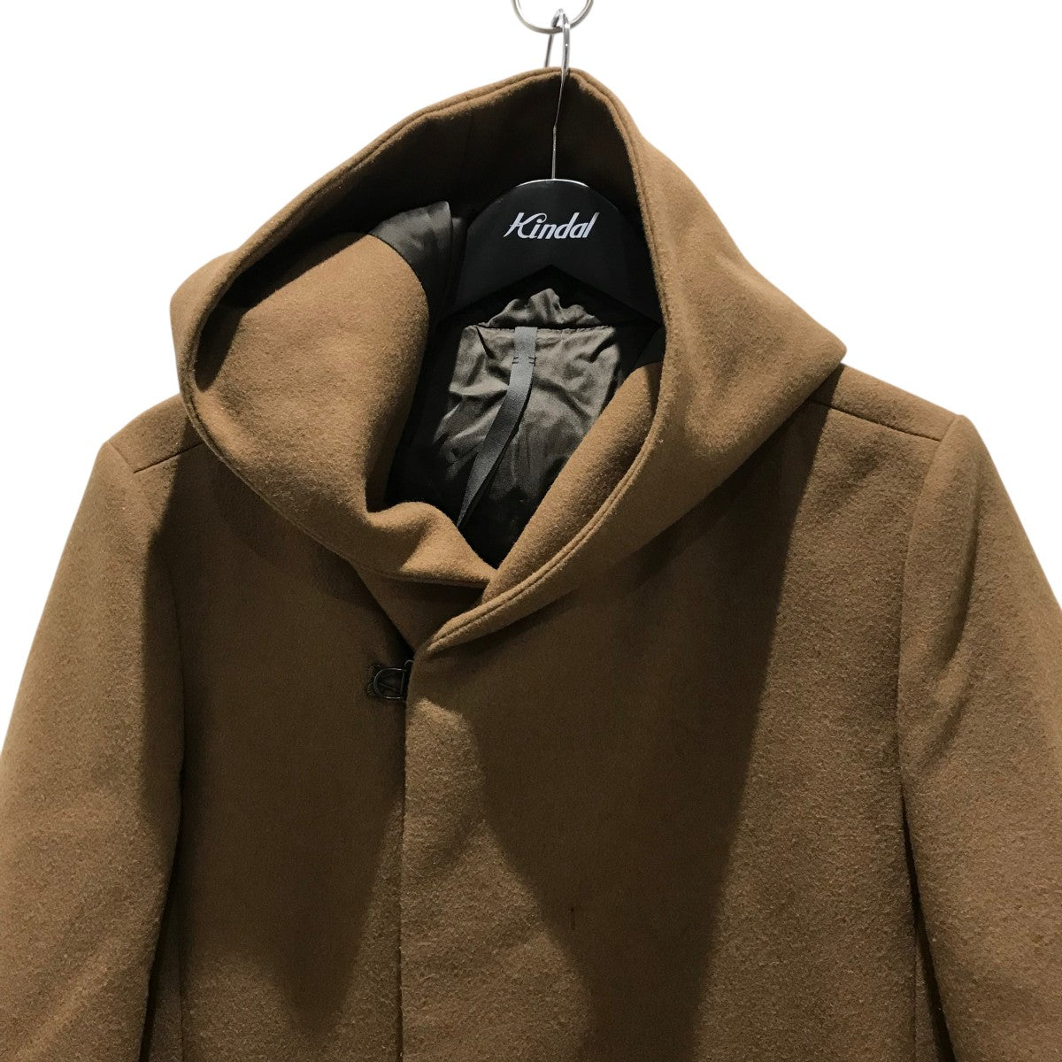 カズユキクマガイ アタッチメント　フーデッドコート（カシミヤ混） KAZUYUKI KUMAGAI ATTACHMENT(カズユキクマガイアタッチメント