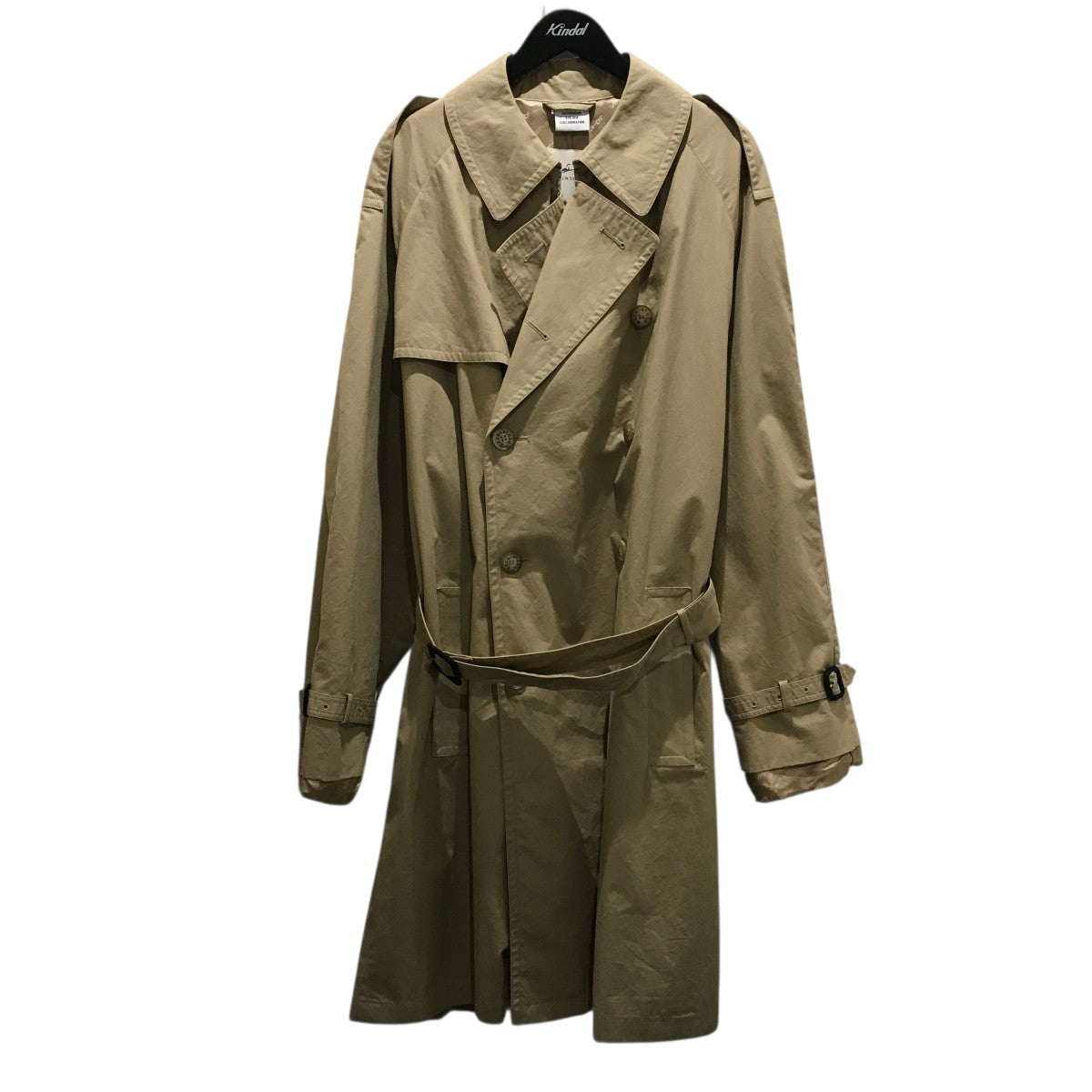 VETEMENTS×MACKINTOSH トレンチコートWSS18JA10 WSS18JA10 ベージュ