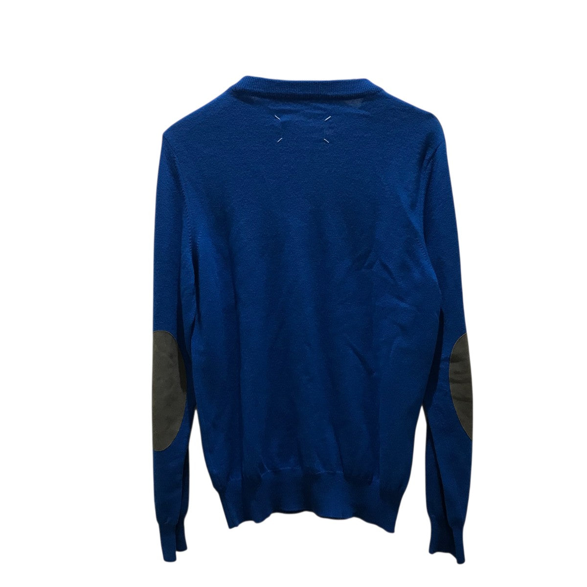 Maison Margiela 14 エルボーパッチ クルーネックセーター　L Maison Margiela 美品 14 メゾンマルジェラ エルボーパッチ 14GG