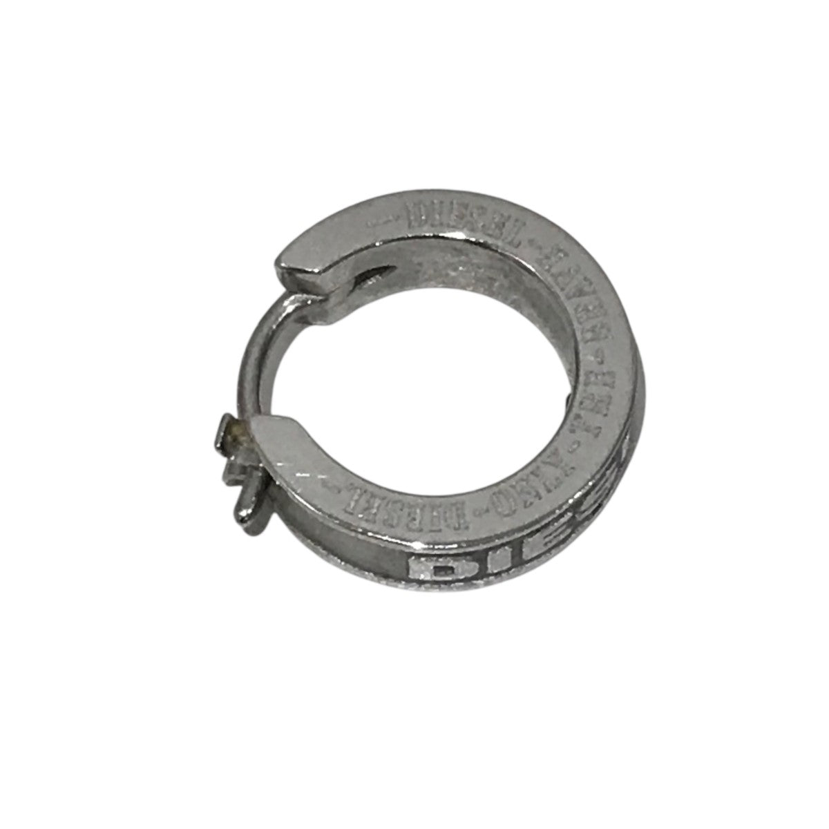 DIESEL フープピアス ONLY THE BRAVE DIESEL シルバーフープピアス ONLY THE BRAVE DIESEL ONLY やわ THE