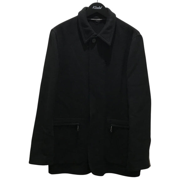 HERMES(エルメス) カシミヤジップジャケット ブラック サイズ 48