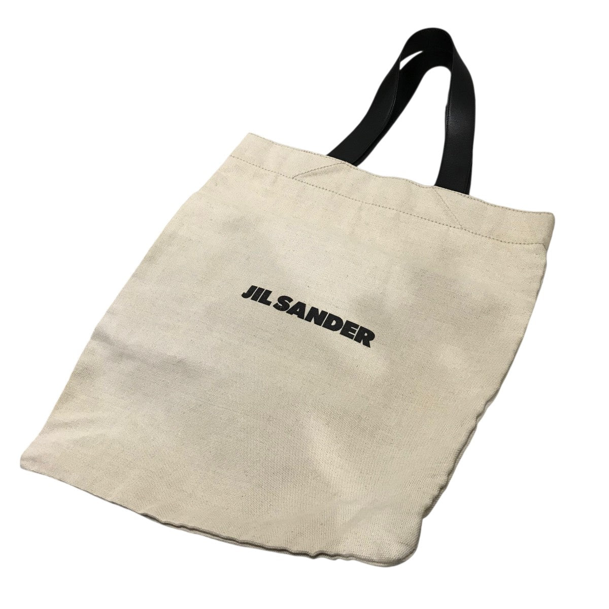 JIL SANDER レザー使い キャンバストートバッグJSPP850342 古着・中古-1枚目のアイテム画像