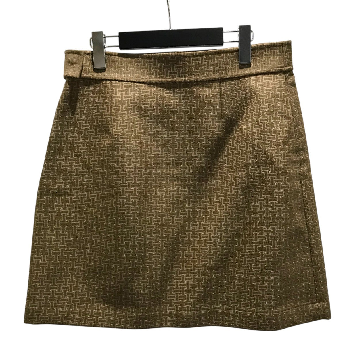 エルメス　スカート HERMES(エルメス) 総柄スカート4E0338DJ 4E0338DJ ブラウン サイズ 40