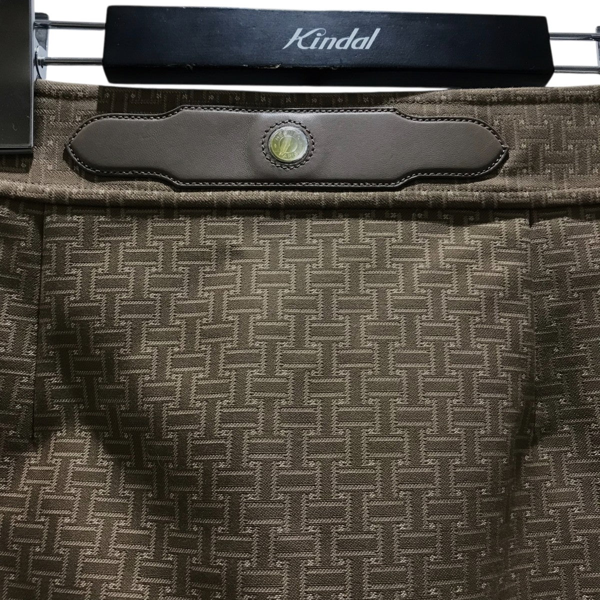 HERMES(エルメス) 総柄スカート4E0338DJ 4E0338DJ ブラウン サイズ 40