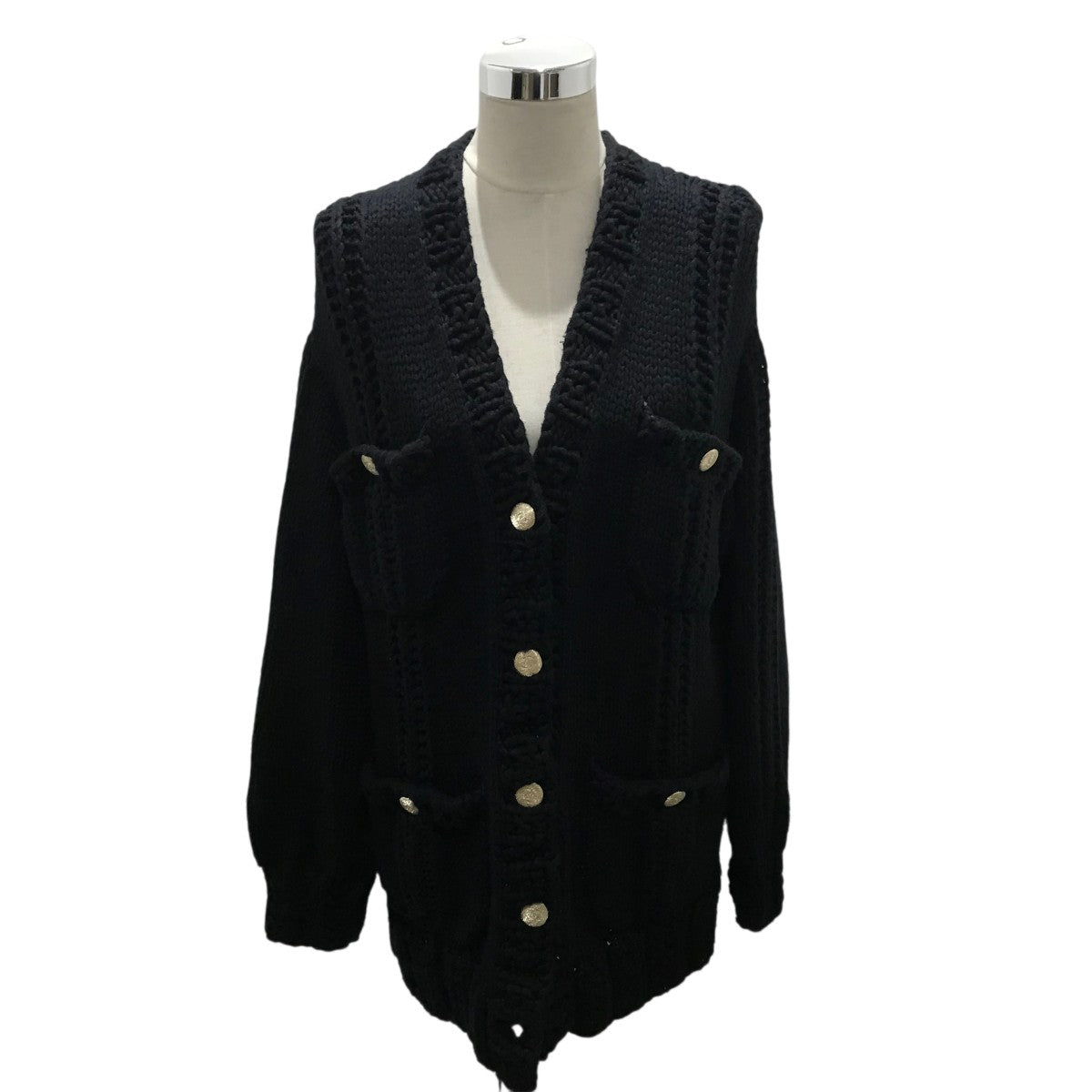 CHANEL 22SSニットカーディガンP72727 古着・中古-1枚目のアイテム画像