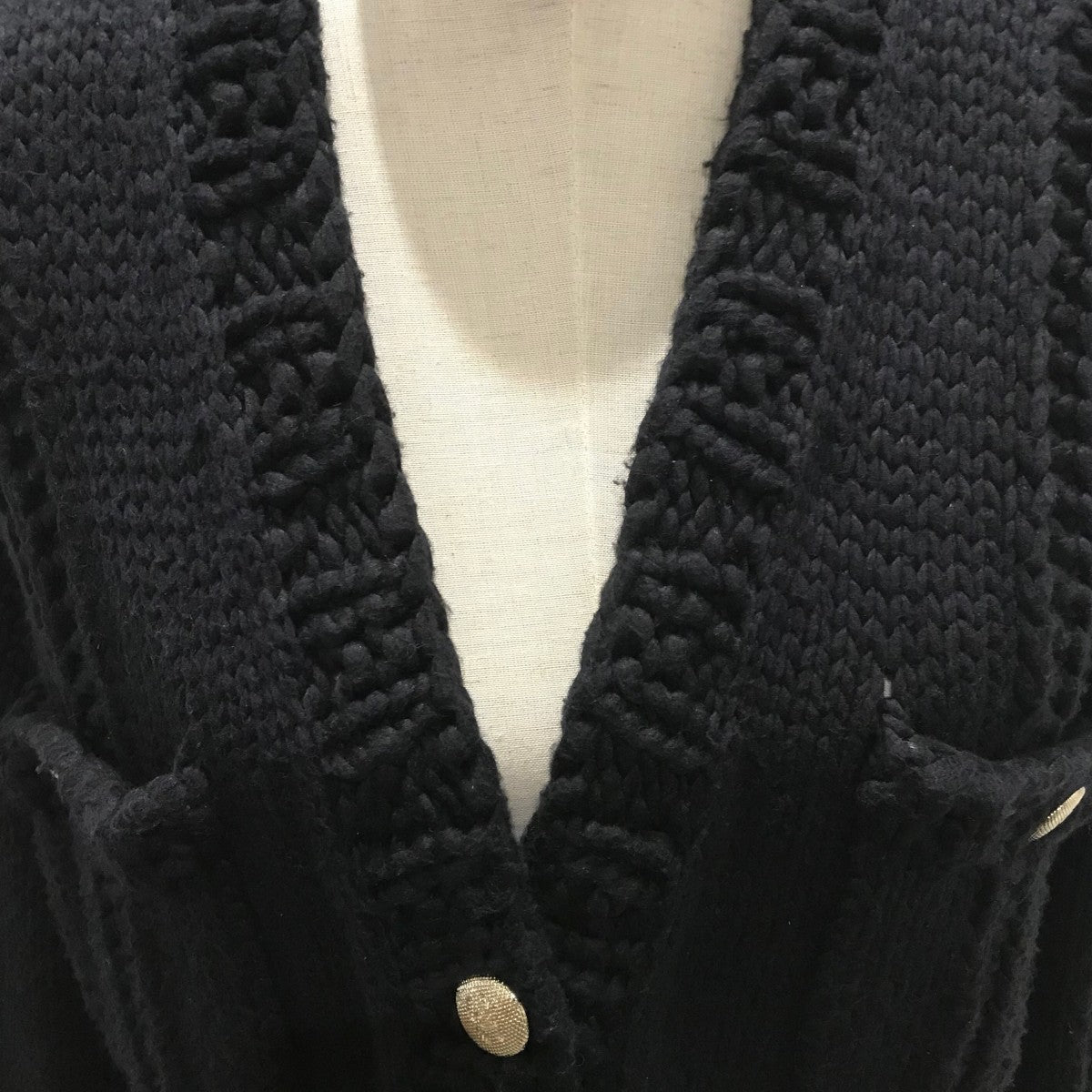 CHANEL 22SSニットカーディガンP72727 古着・中古-4枚目のアイテム画像