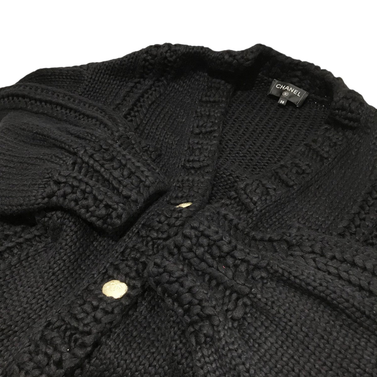 CHANEL 22SSニットカーディガンP72727 古着・中古-6枚目のアイテム画像
