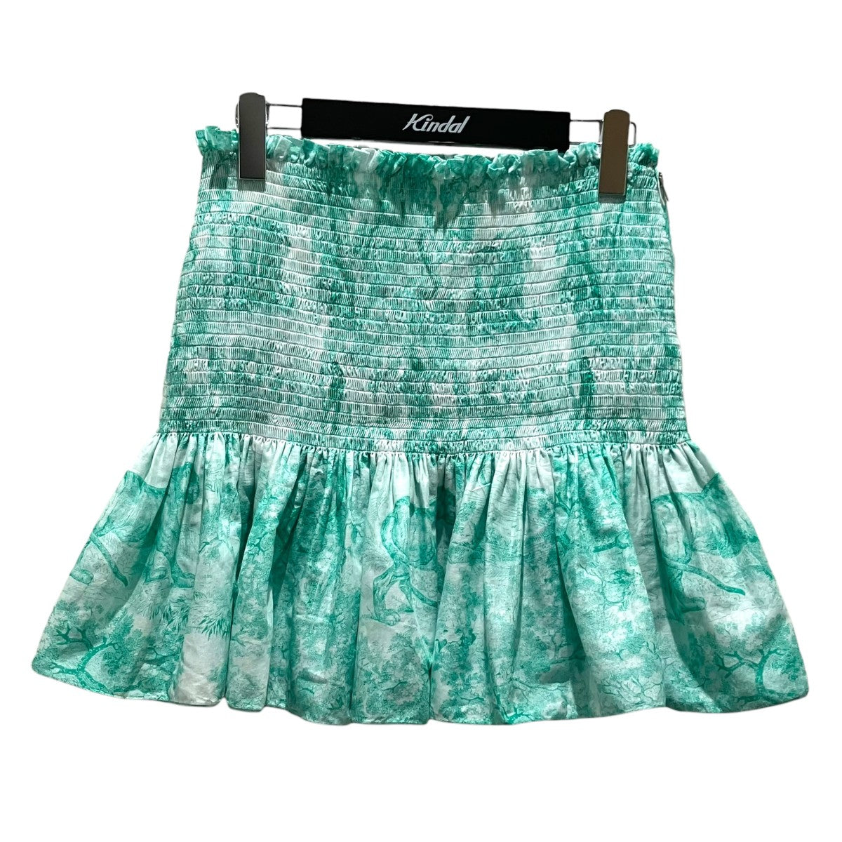 Christian Dior 【Aquamarina Sauvage Skirt】フリルスカート441J99A3877 古着・中古-1枚目のアイテム画像