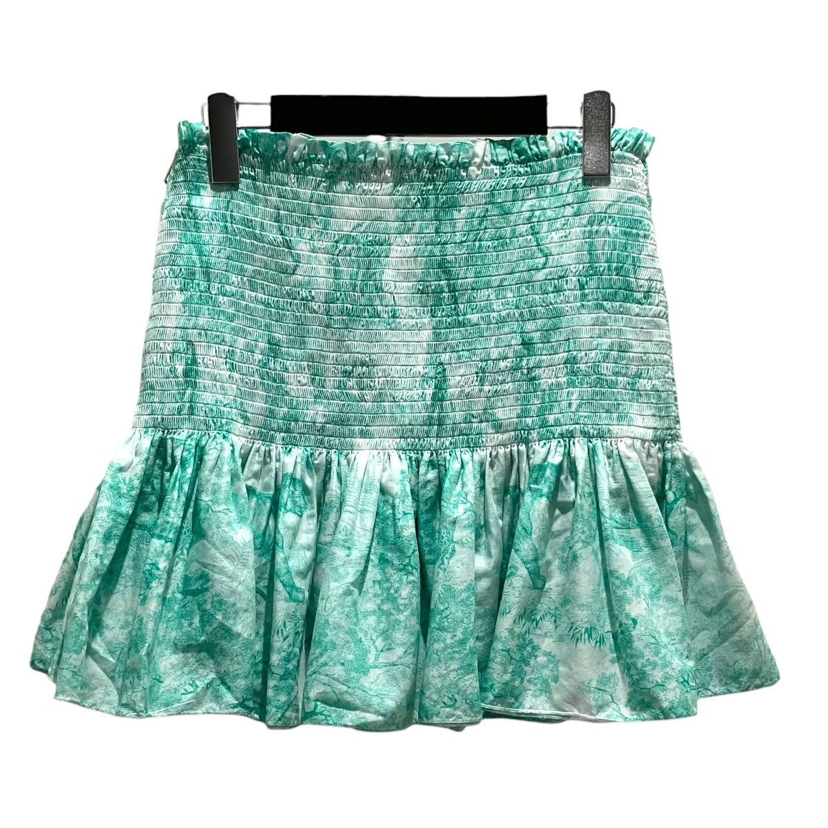 Christian Dior 【Aquamarina Sauvage Skirt】フリルスカート441J99A3877 古着・中古-2枚目のアイテム画像