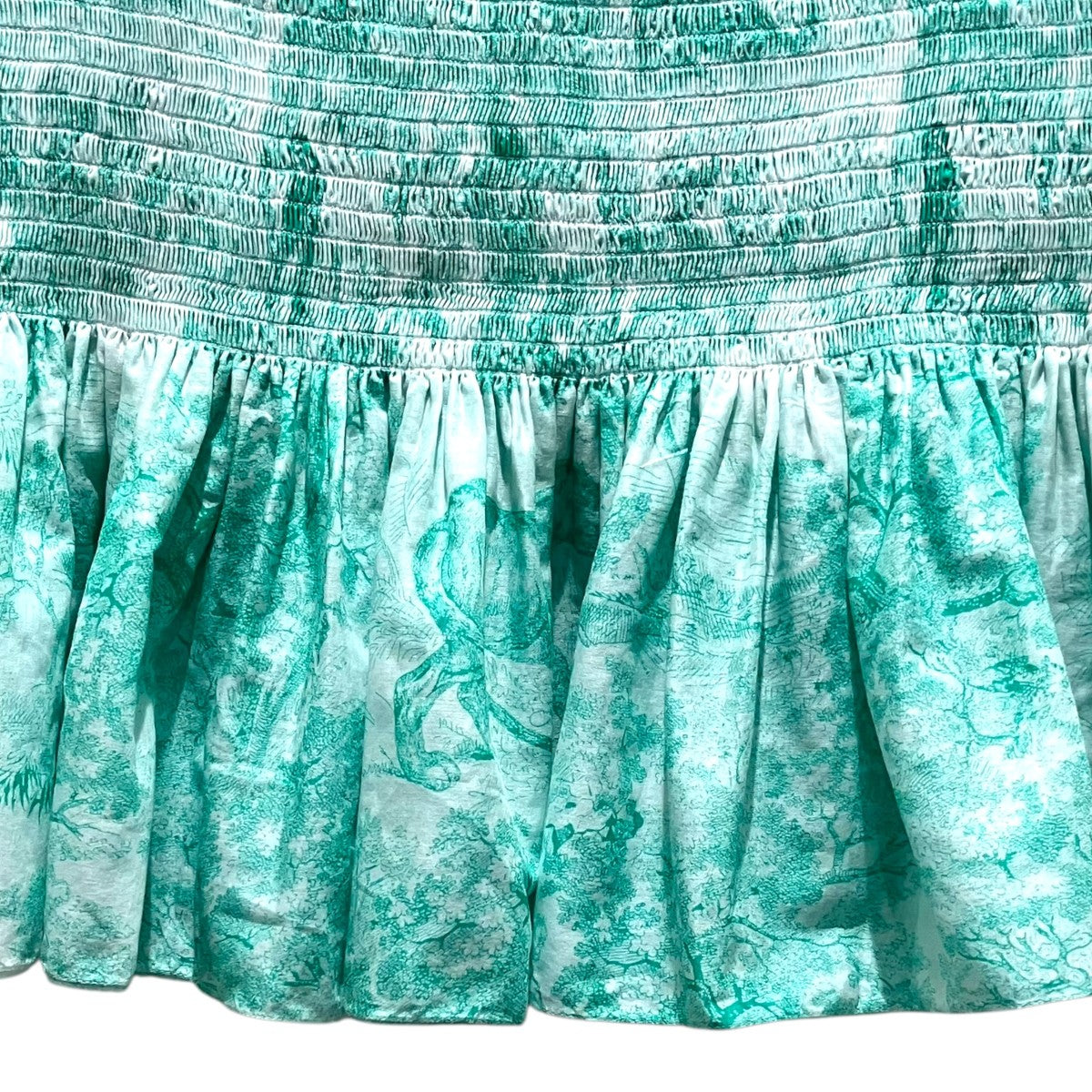 Christian Dior 【Aquamarina Sauvage Skirt】フリルスカート441J99A3877 古着・中古-4枚目のアイテム画像