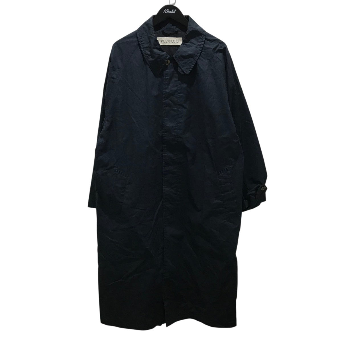 polyploidステンカラーコート POLYPLOID LONG COAT C [BLACK MELANGE] - Fresh Service