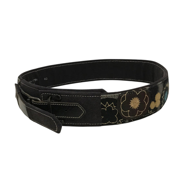 DRIES VAN NOTEN(ドリスヴァンノッテン) デニム地切替デザインベルト