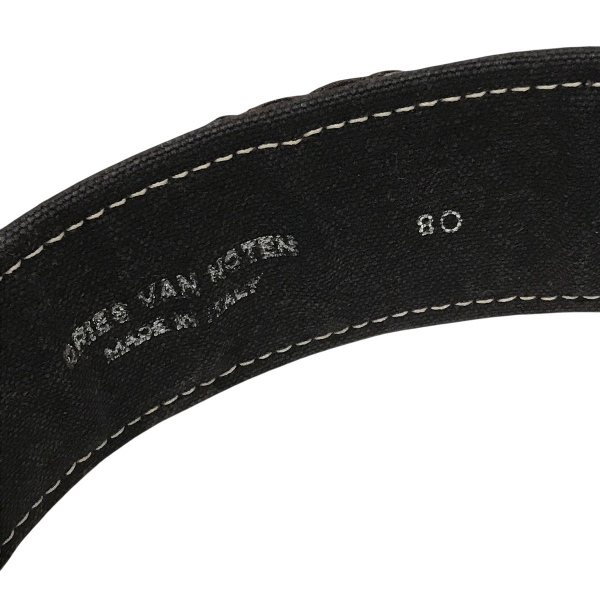 DRIES VAN NOTEN(ドリスヴァンノッテン) デニム地切替デザインベルト