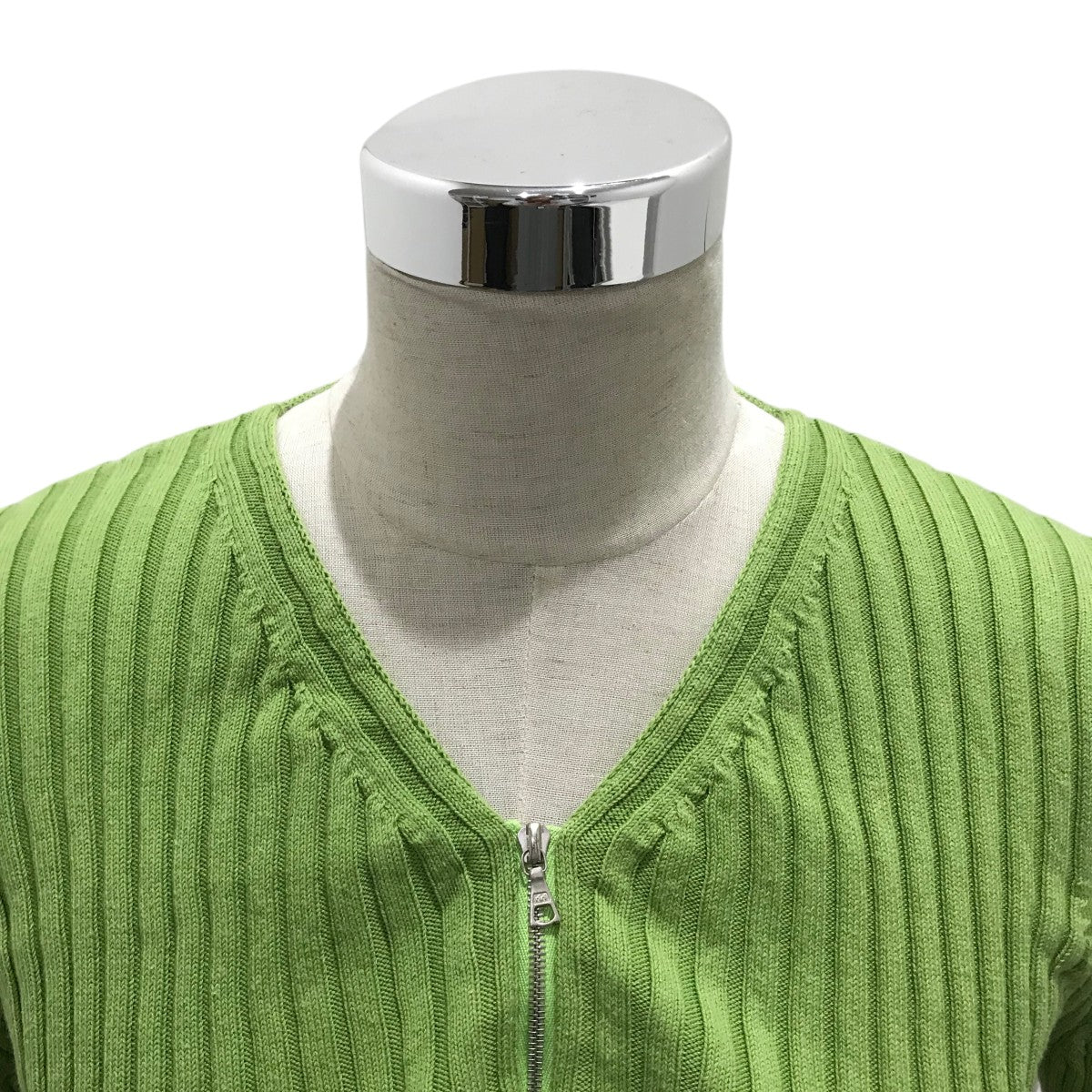 24SS AURALEE　オーラリー　リブニット　カーディガン AURALEE(オーラリー) 24SSDRY COTTON WIDE RIB KNIT ZIP
