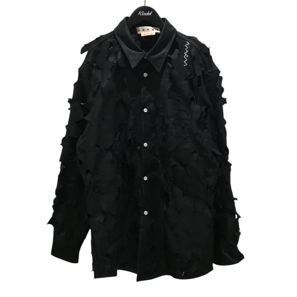 MARNI 25SSカットワークシャツCUMU0332S0 CUMU0332S0 ブラック サイズ