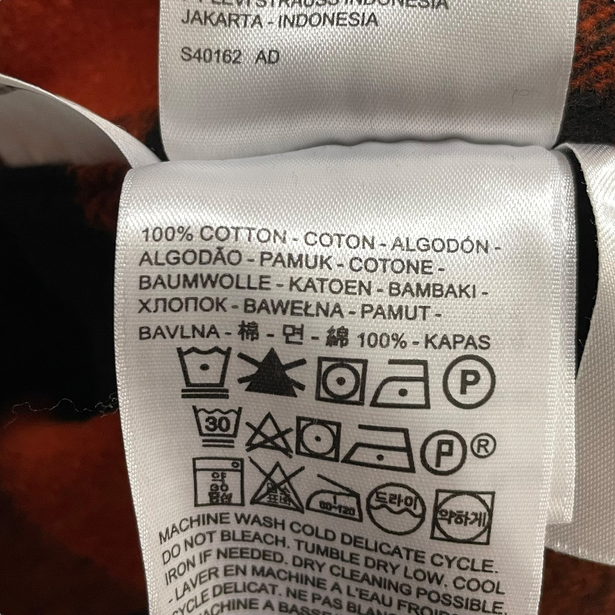 LEVI’S チェックジャケットPC9-19587-0162 古着・中古-7枚目のアイテム画像