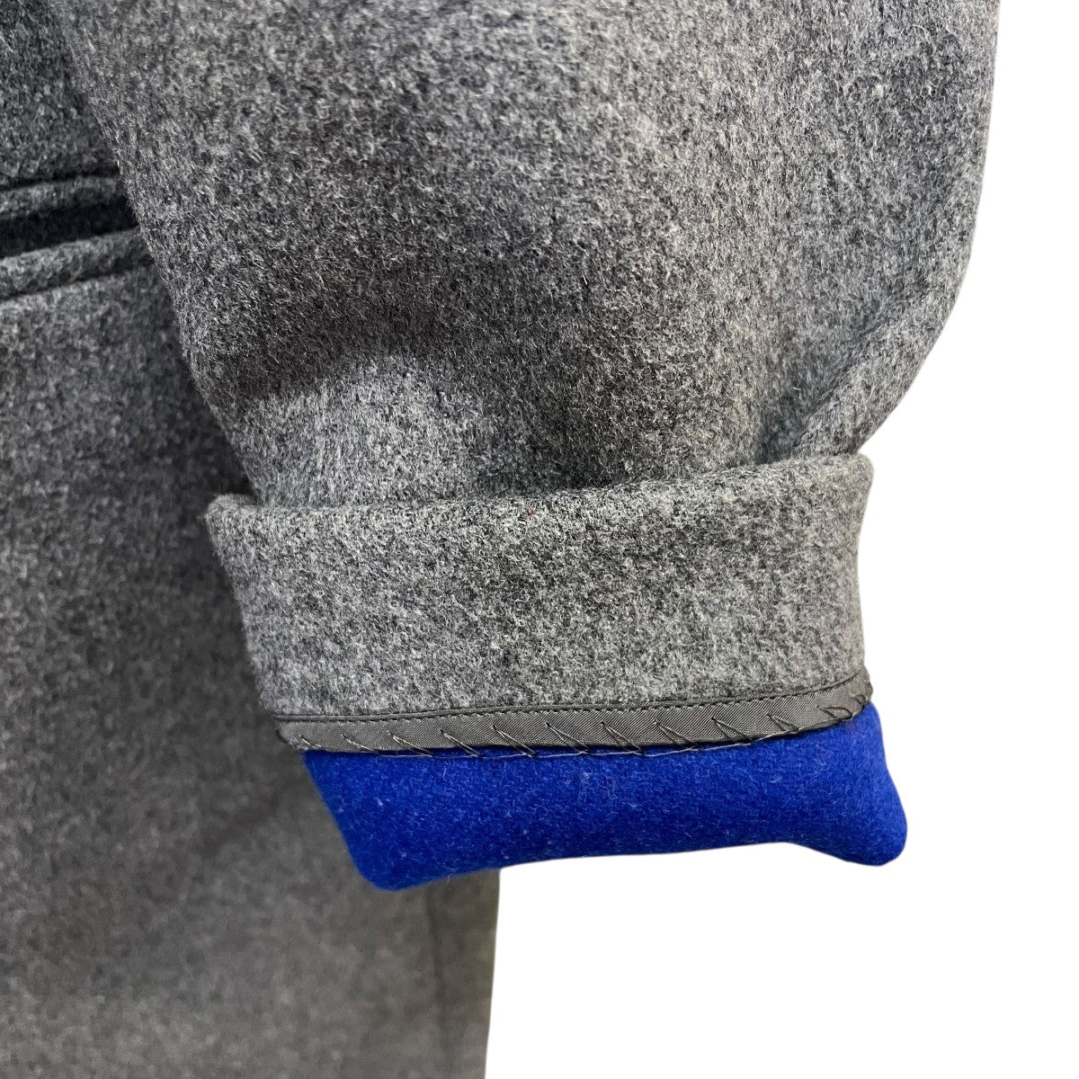 エンフォルド　トップリバーチェスターコート　ブラック×ネイビー　38 エンフォルド トップリバーチェスターコート ブラック×ネイビー 38