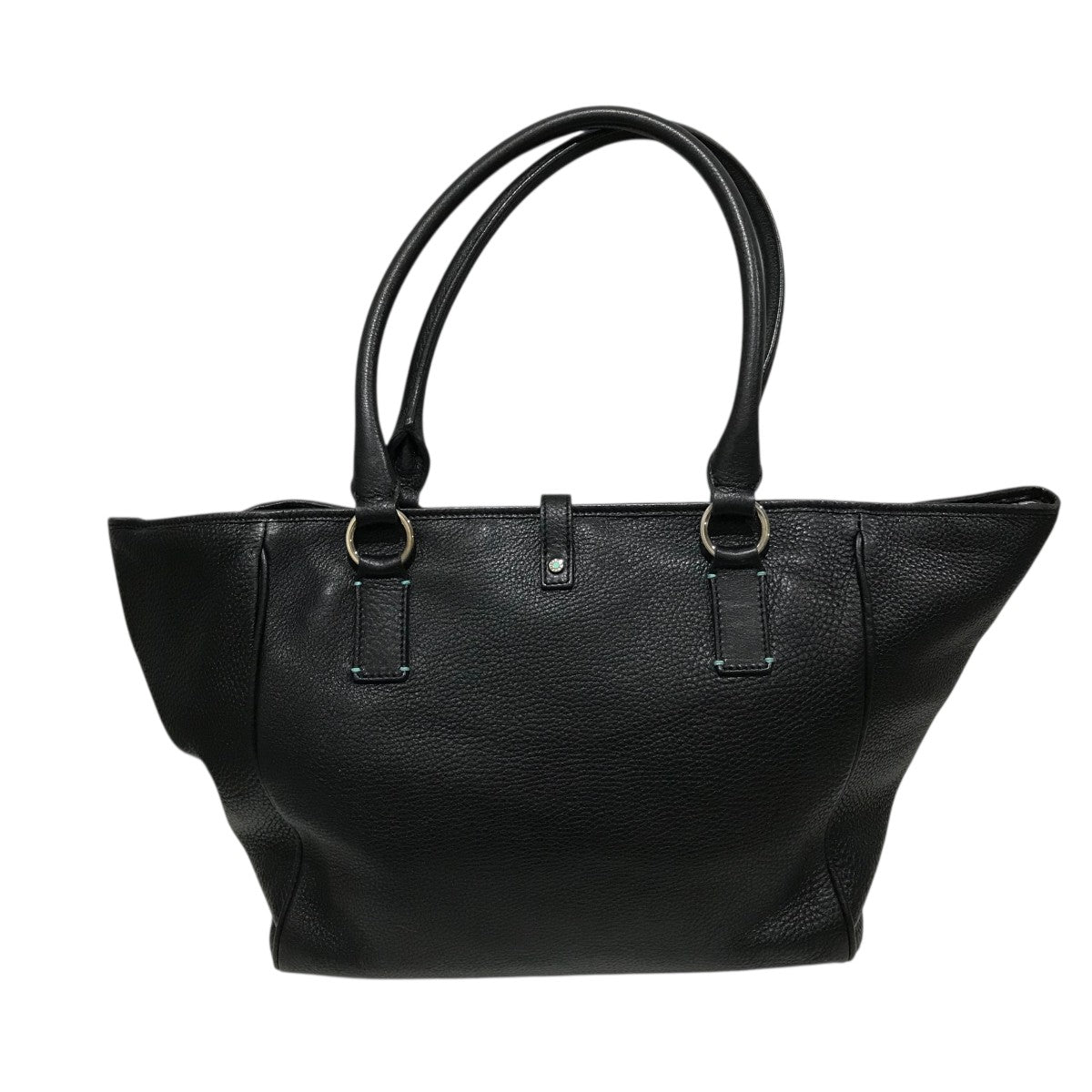 TIFFANY&Co.◆トートバッグ/レザー/NVY/無地 Tiffany\u0026Co)ティファニー レザートートバッグ(SALE!国内発送) (Tiffany