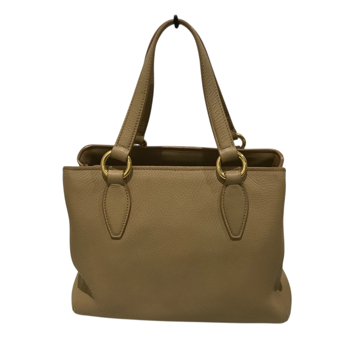 miumiu】ミュウミュウ RN0757 牛革 ショルダー紐なし ブラウン