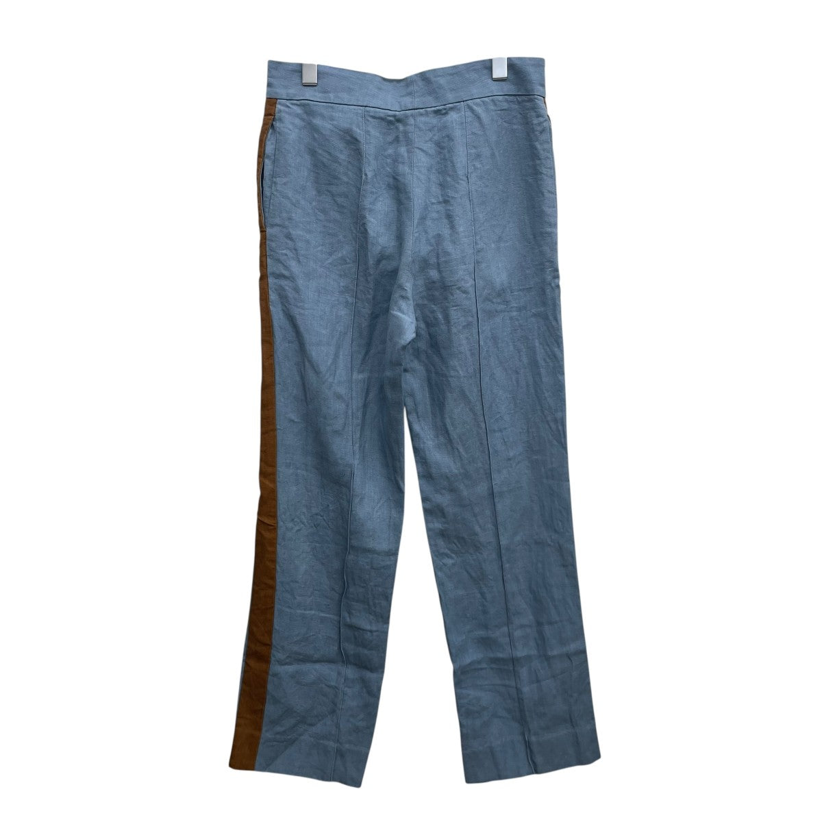 BACCA 22SSリネンサイドラインパンツ35-04-22-04303 古着・中古-2枚目のアイテム画像