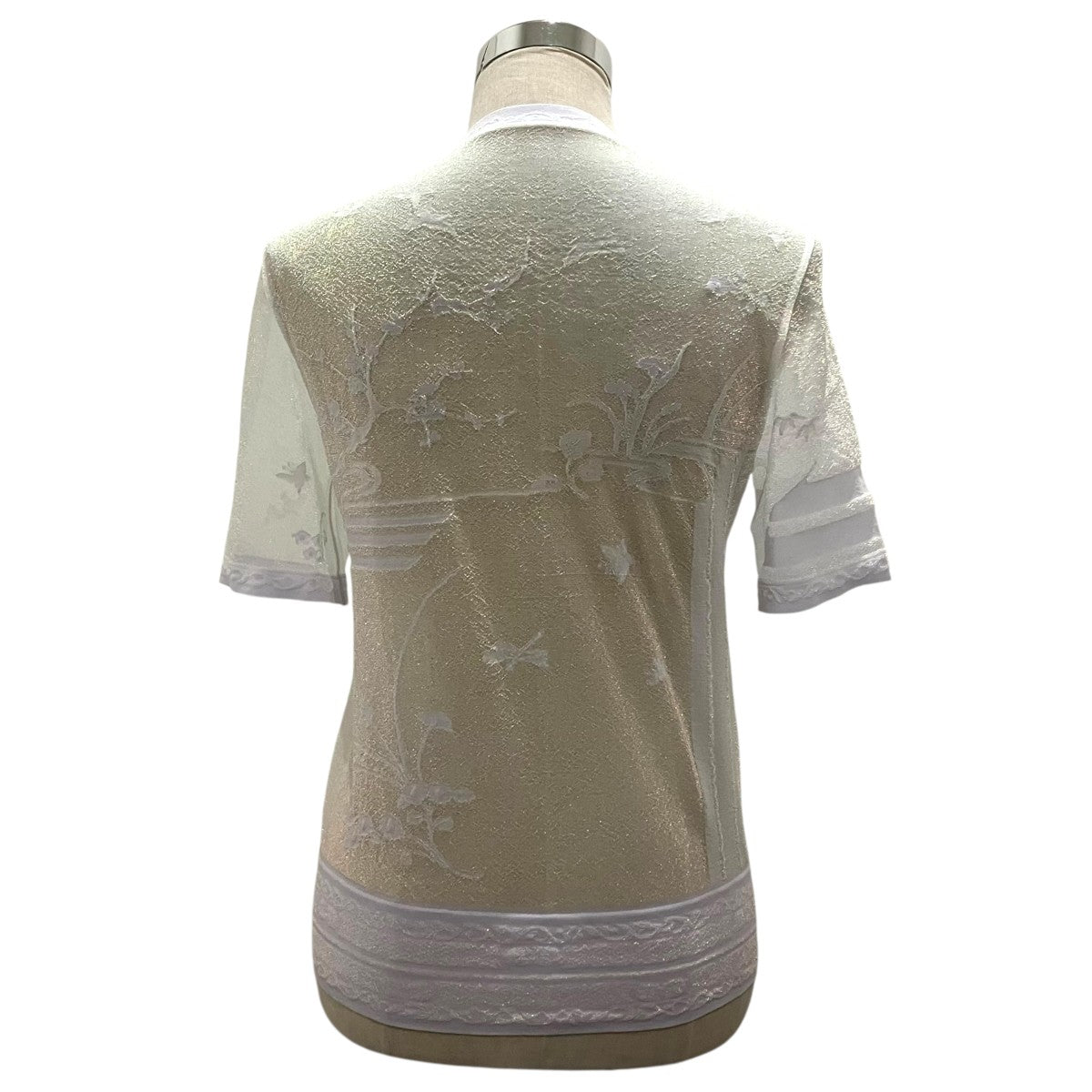 mame kurogouchi(マメクロゴウチ) 【Nature Pattern Sheer Knitted