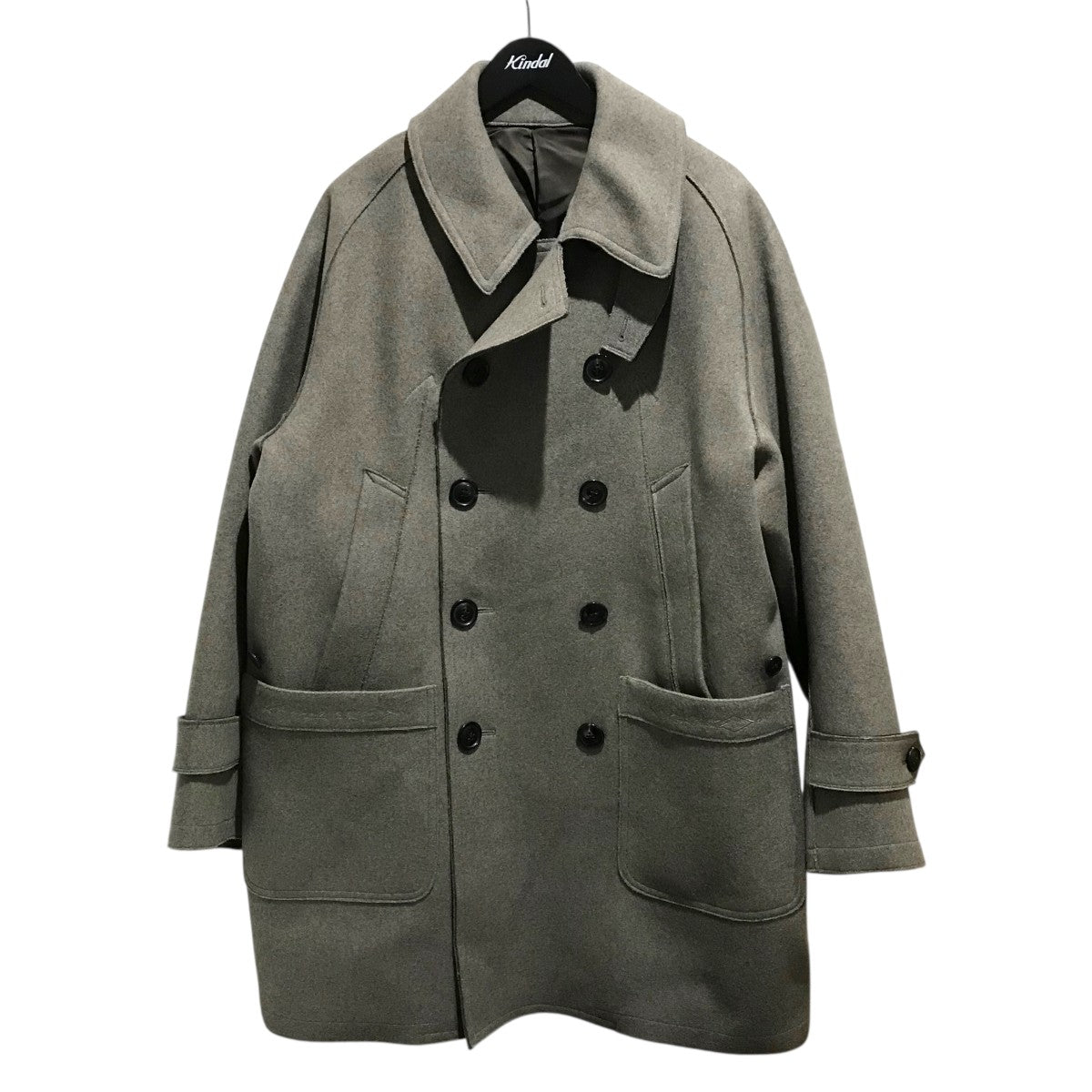 【HEAVY WOOL CASHMERE MELTON P-COAT】Pコート242-06001