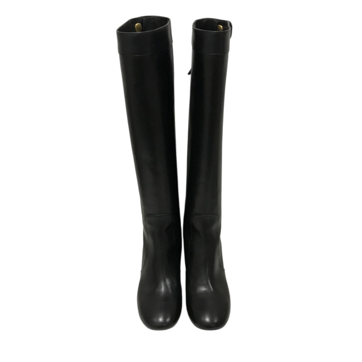 ど*ん様 美品 CELINE ブラックブーツ 本体と付属品完備 CELINE◇セリーヌ ムーン ジップブーツ ハーネス付き ブラック (CELINE