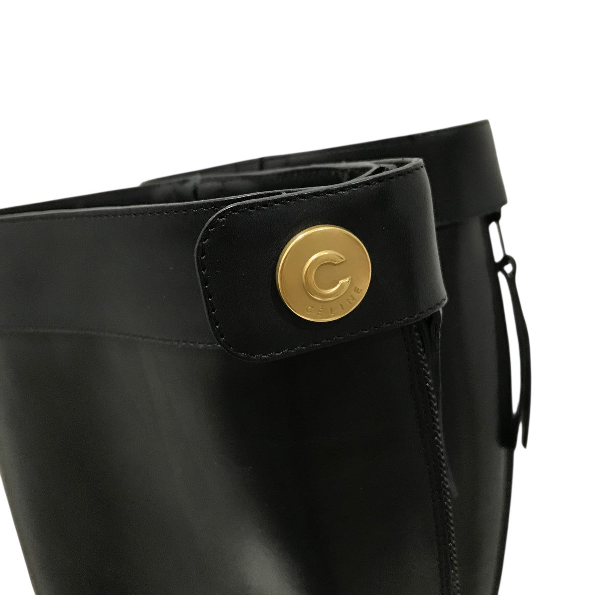 CELINE(セリーヌ) ロングブーツ ブラック サイズ 36.5｜【公式