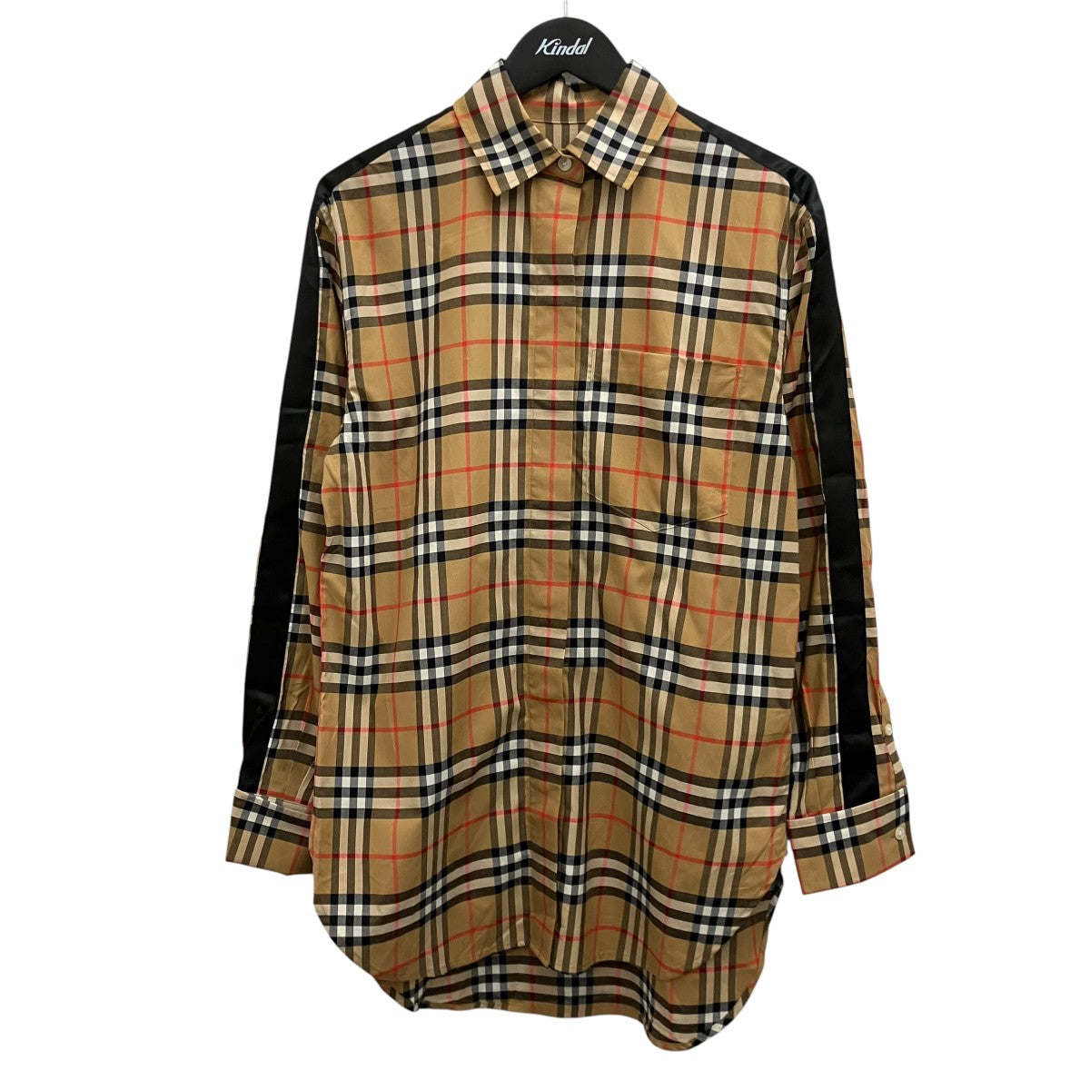 BURBERRY ショルダーアームテープノヴァチェックシャツ8003206 古着・中古-1枚目のアイテム画像