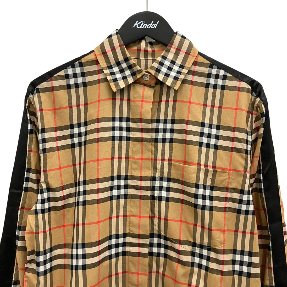 BURBERRY ショルダーアームテープノヴァチェックシャツ8003206 古着・中古-3枚目のアイテム画像