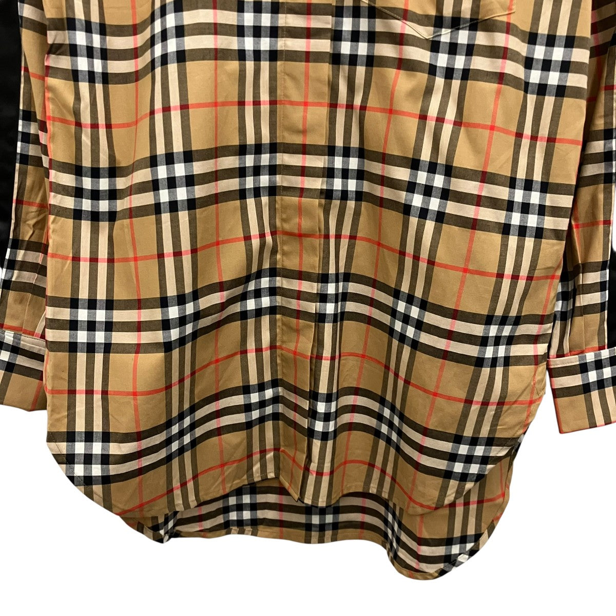 BURBERRY ショルダーアームテープノヴァチェックシャツ8003206 古着・中古-4枚目のアイテム画像
