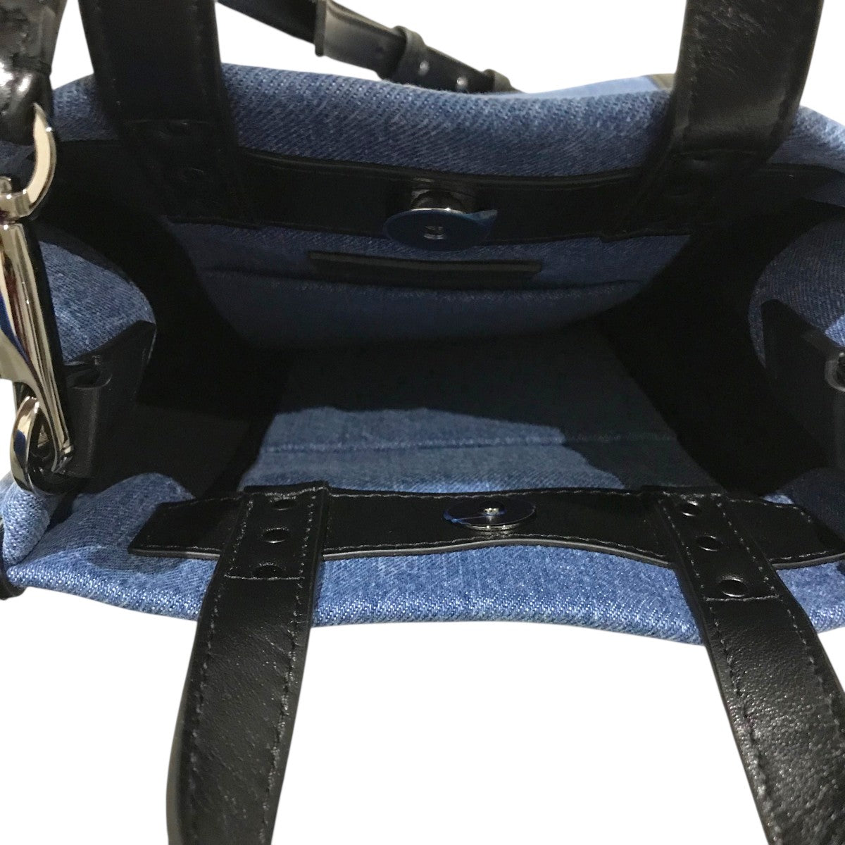 2WAYデニム切替ショルダーバッグ